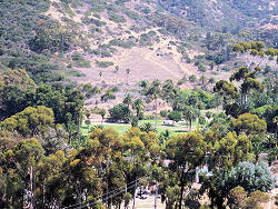 Hiking trail on Catalina Island