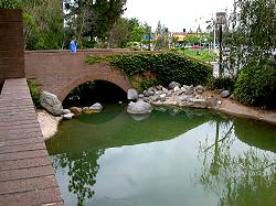 El Cajon Civic Center bridge