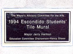 1994 Escondido Student's Tile Mural