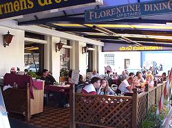 Patio dining at Fisherman's Wharf San Francisco