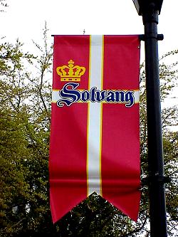 Solvang street flag