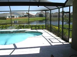 view from pool