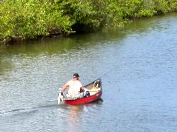 canoe on a canal