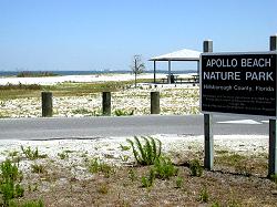 entry to Apollo Beach Nature Park