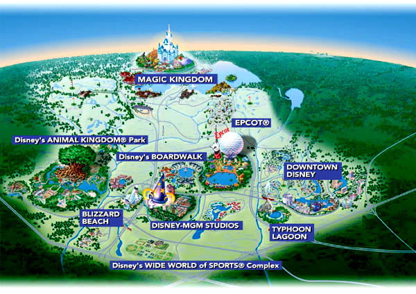 disney world map with hotels Maps Of Disney World Area Hotels And Resorts disney world map with hotels