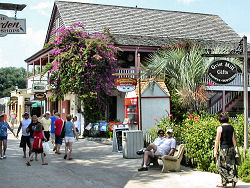 View down Old Town St. Augustine street