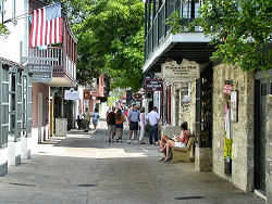 Old Town St. Augustine back street