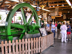 Antique steam engine