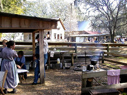 making soap