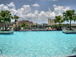 Relax around the pool