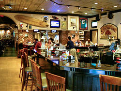 Sports bar for food and drink