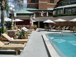 Relax around the pool