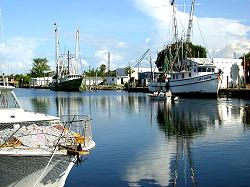 Sponge Docks, fishing boats