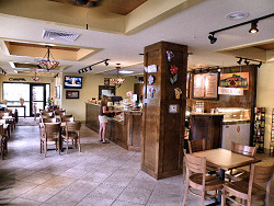 Great seafood restaurant on site