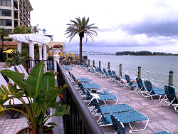 View the water from your lounge chair