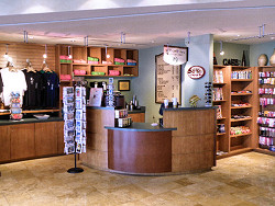 Shop for snacks, coffee and beach wear