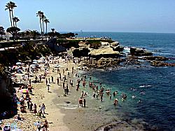 Beach at La Jolla Cove California
