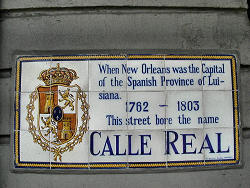 Calle Real street sign