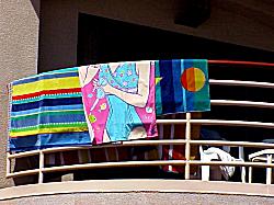 Surf towel Pacific Beach San Diego California