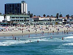 Hotels along Pacific Beach