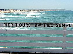 Surf Pacific Beach Pier San Diego California