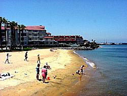 Coronado beach on San Diego Bay