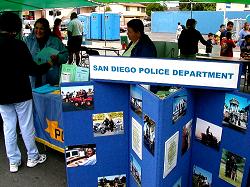 San Diego Police Department booth
