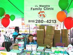 La Maestra Family Clinic display