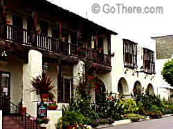 outside of La Casa de Bandini Old Town San Diego