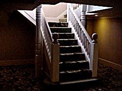 dark stairs going up