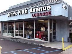 John's Fifth Avenue Luggage entrance