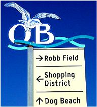 Ocean Beach San Diego street sign