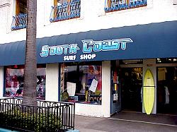 South Coast Surf Shop entrance