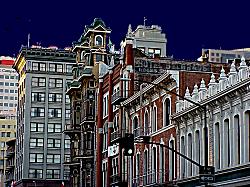 Historic 5th Avenue in San Diego Gaslamp District