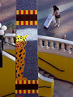 woman shopping at Horton Plaza