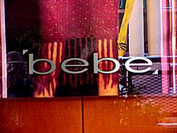 bebe window display