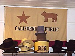 The Johnson House flag and hats for sale