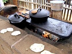 how Wood-fired tortillas & beans are made
