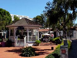 Bandstand on a red (not yellow) brick road