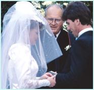 Couple getting married